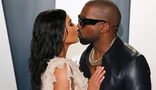 Kanye West y Kim Kardashian (Foto: AFP)