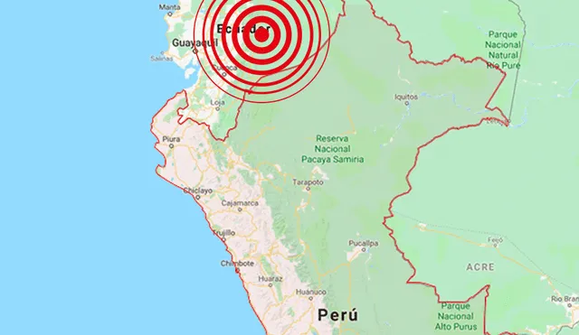 IGP registró sismo de magnitud 5.0 al norte de Loreto