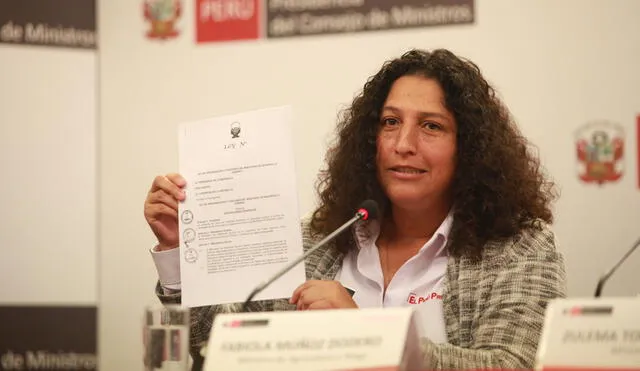 Fabiola Muñoz es ministra de Agricultura desde marzo de este 2019. Foto: La República.