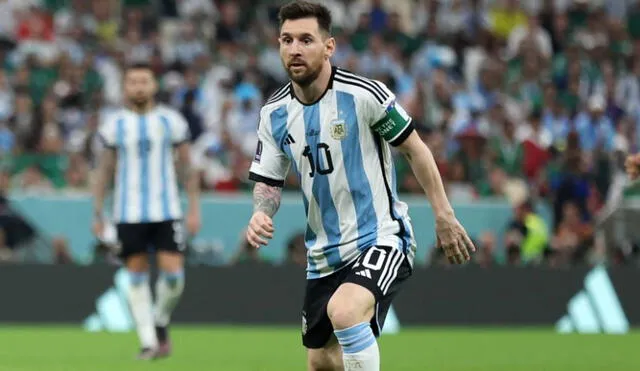 Messi anotó el 1-0 ante México y fue el conductor de la primera victoria de Argentina en Qatar 2022. Foto: Twitter selección argentina
