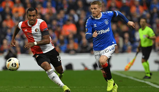 Renato Tapia pertenece en el Feyenoord. | Foto: AFP