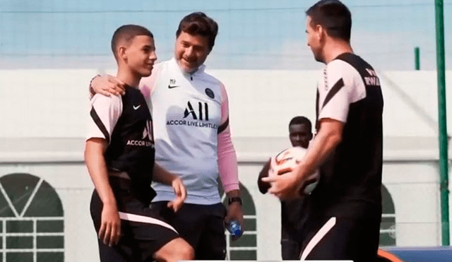 Lionel Messi tuvo su primer entrenamiento con el Paris Saint Germain. Foto: captura PSG