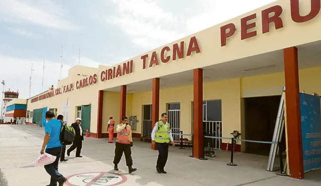 Aeropuerto de Tacna carece de personal médico