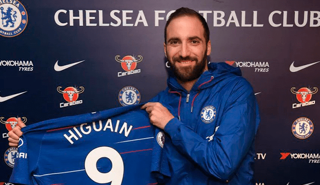 Gonzalo Higuaín llega a la Premier League: fue confirmado como nuevo jugador del Chelsea 
