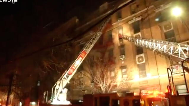 EE.UU.: incendio en edificio del Bronx deja 12 muertos y varios heridos [VIDEO]