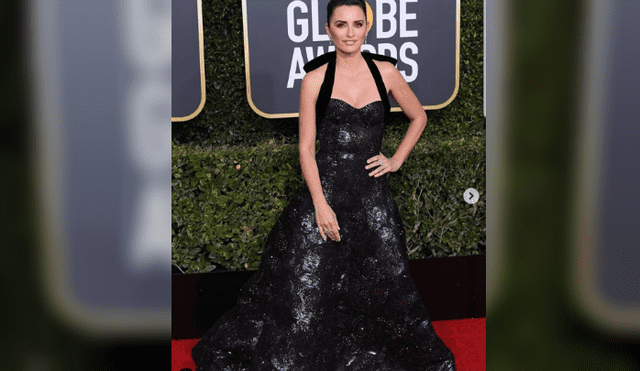 Golden Globes 2019: Penélope Cruz sorprendió a todos con escotado vestido durante la red carpet