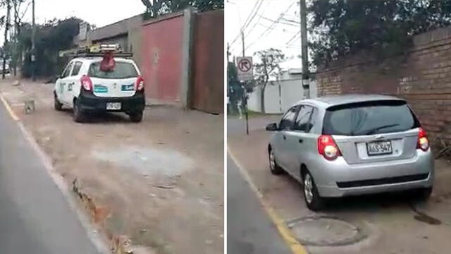 #YoDenuncio: conductores se apoderan de veredas de La Molina [VIDEO]