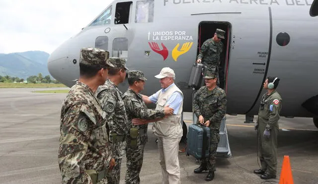  Ministro de Defensa viaja al VRAEM para supervisar lucha contra el terrorismo y el narcotráfico