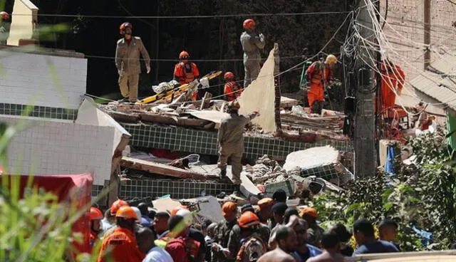 Derrumbre de edificios enluta Río de Janeiro: ya son 22 muertos 