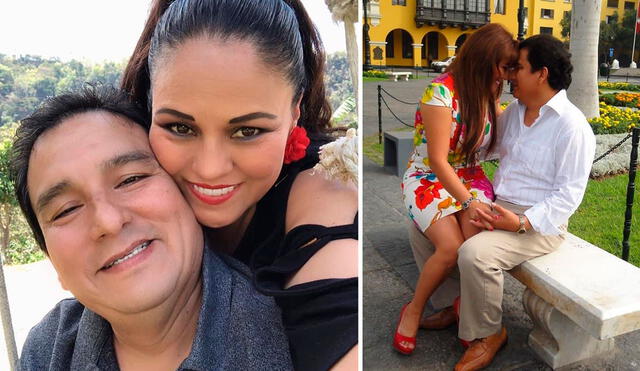 Dina Paucar envió un cariñoso mensaje a su esposo Rubén Sánchez por su cumpleaños.   Foto: Instagram Dinapaucar_