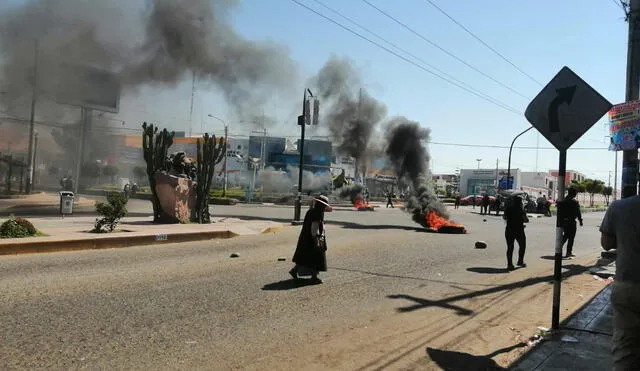 Ciudadanos exigen nuevas elecciones en las calles de Tacna. Foto: Tacna para el Mundo