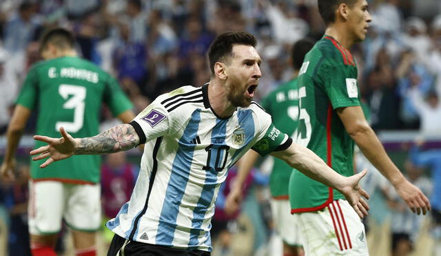 Lionel Messi se vio envuelto en una polémica por un bulo difundido luego de la victoria de Argentina sobre México. Foto: EFE