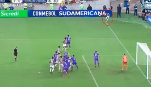 YouTube: tremendo gol olímpico de Junior Sornoza en Copa Sudamericana 2018 [VIDEO]