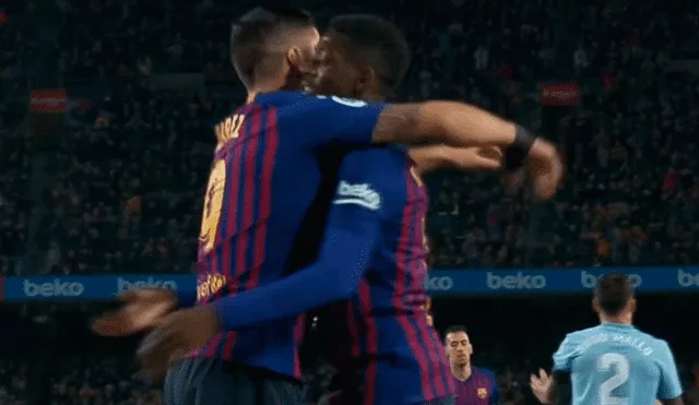 Barcelona vs Celta: Dembélé se aprovechó de la conexión Messi-Alba [VIDEO]