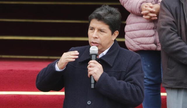 Pedro Castillo se reunió esta mañana con representantes de las rondas campesinas. Foto: Marco Cotrina / La República