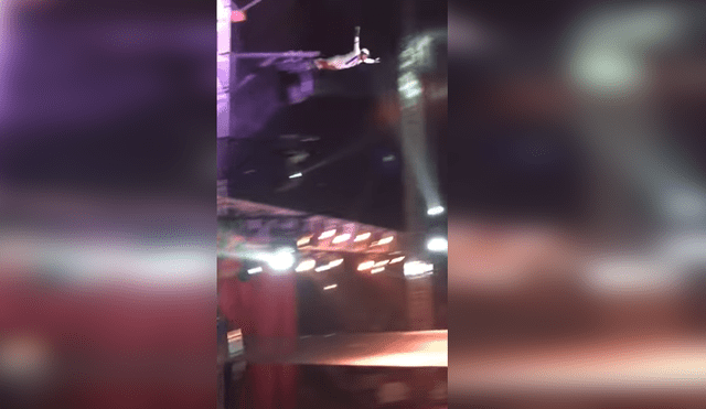 Viral en YouTube: famosa 'bala humana' circense sale a velocidad y cae fuera de la lona [VIDEO]