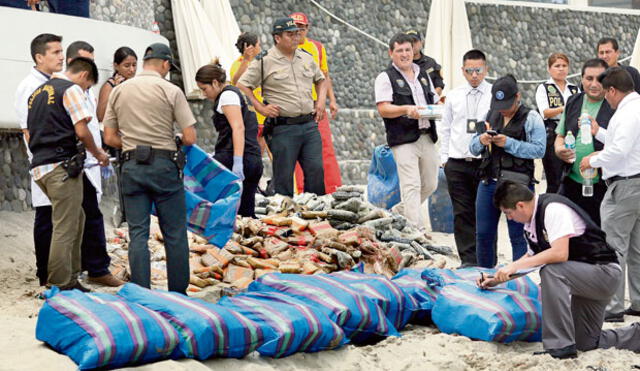Narcos llevaban media tonelada de droga hacia Chile en una lancha