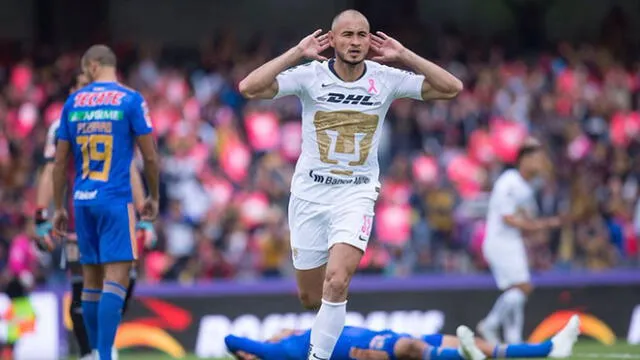 Pumas vs Tigres EN VIVO: Carlos González abrió el marcador para los locales [VIDEO]