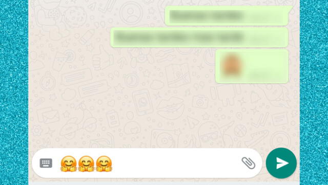 El emoji de la 'carita abrazada' es muy popular entre los usuarios de WhatsApp.
