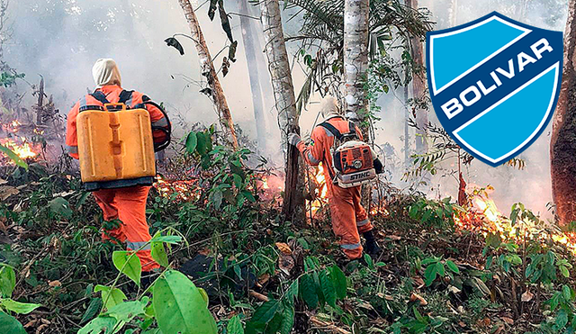 Bolívar, equipo que disputa la Primera División del fútbol boliviano, hará una importante donación para controlador el incendio en el Amazonas.