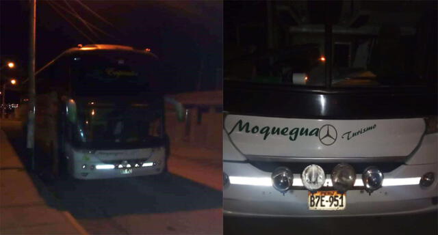 Moquegua: Chofer iba libando mientras manejaba bus y al ser sorprendido fugó