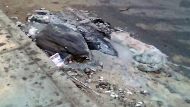 #YoDenuncio: saco con aparente material tóxico es abandonado en calles de Chorrillos