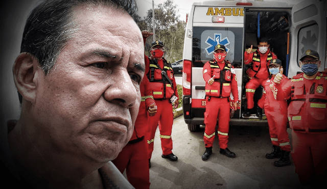 José Vega subestimó la labor de los bomberos señalando que "llegan tarde". Composición: Gerson Cardoso/La República.