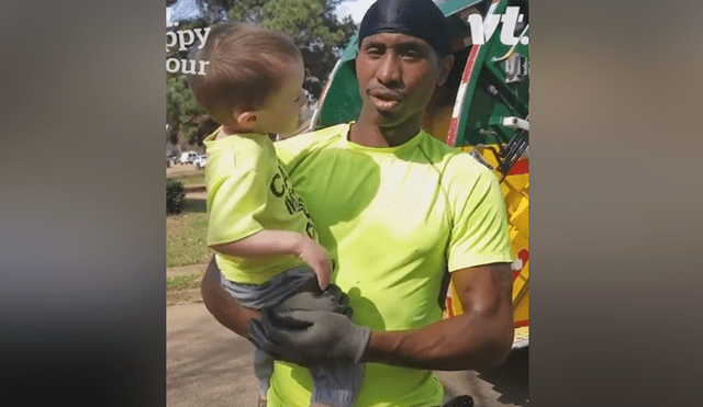 A través de Facebook se hizo viral el tierno gesto que tuvo un niño con un recogedor de basura.