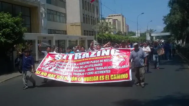 Trabajadores de refinería Cajamarquilla inician huelga 