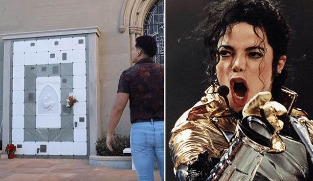 Desliza hacia la izquierda para ver el mensaje en la tumba de Michael Jackson que es viral en YouTube.