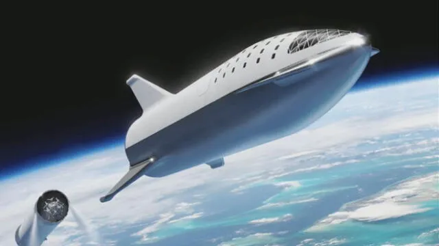 Starship tendrá la capacidad de transportar más de 100 toneladas métricas a la órbita de la Tierra, según SpaceX.