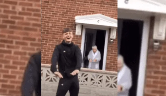 Video es viral en Facebook. Anciana aceptó bailar siguiendo los pasos de su nieto y sorprendió a más de uno con el resultado.