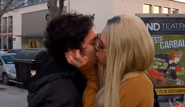 YouTube: Besó a una señorita y a los pocos segundos se enteró de su verdadera identidad