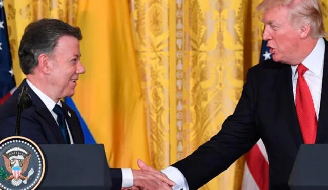 Donald Trump y Juan Manuel Santos: "Lucharemos juntos contra las drogas"