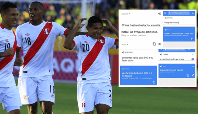 Google Traductor: Ingeniosos mensajes en ruso de peruanos entusiasmados con el Mundial