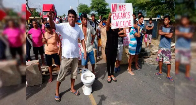 Tumbes: moradores bloquean Panamericana Norte por falta de agua 