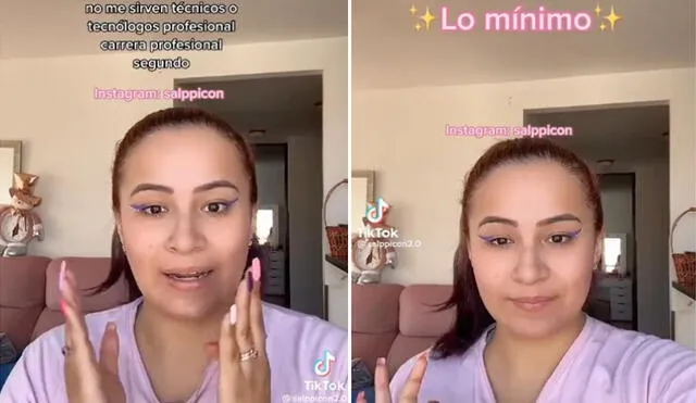 El video se volvió viral y muchos criticaron las demandas de la mujer. Foto: captura TikTok