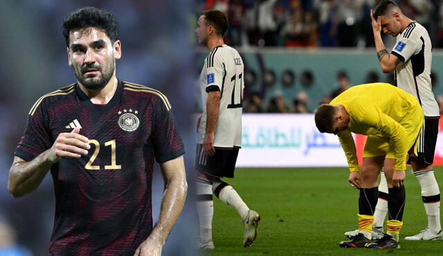 Gundogan se fue contra sus compañeros tras el 2-1 de Japón ante Alemania. Foto: composición/AFP