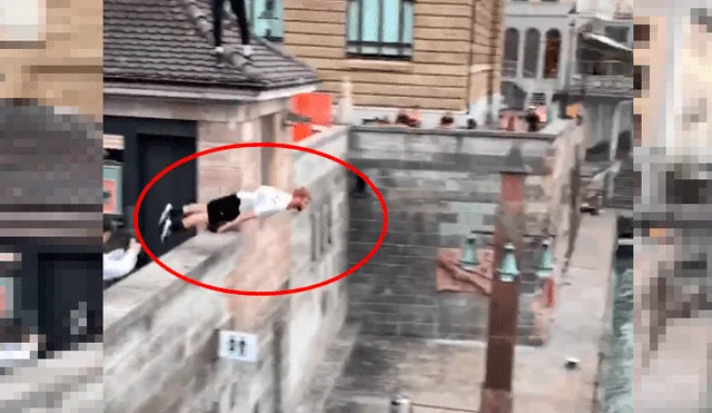 Profesional de parkour realiza un ‘salto mortal’ y el desenlace impacta a usuarios [VIDEO]