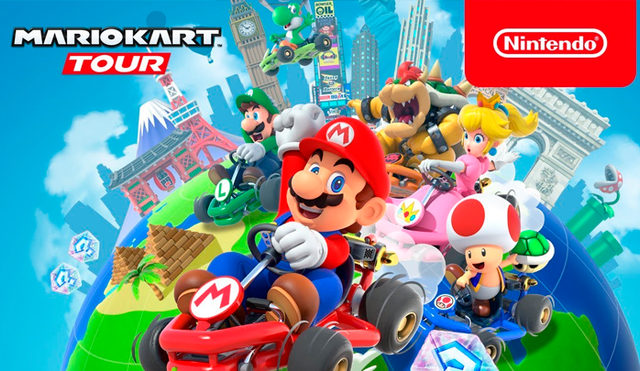 Asegúrate la descarga gratuita e inmediata de Mario Kart Tour registrándote en Google Play y el App Store.