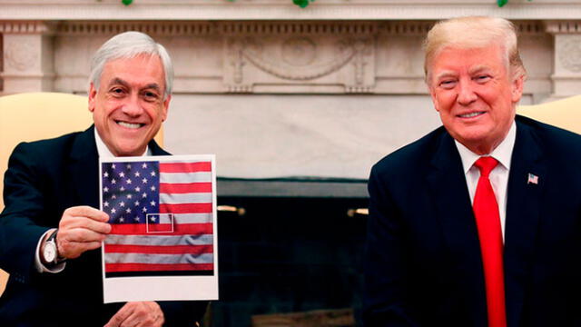 Presidentes de Chile y Estados Unidos en una reunión en la Casa Blanca. Foto: difusión