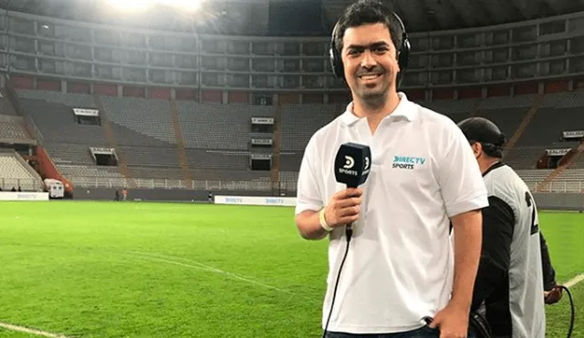 Rodrigo Morales, periodista deportivo de DirecTV Sports. | Foto: @cejamorales