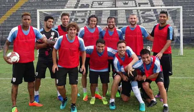 Perú vs. Uruguay: Luis Suárez y Edinson Cavani entrenaron en Matute [FOTOS]