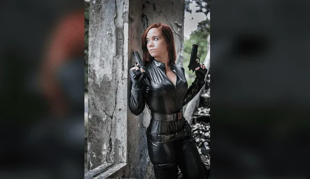 Instagram: Fanática de Scarlett Johansson hace atrevido cosplay de Black Widow y enamora [FOTOS]