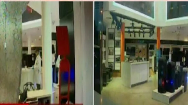 San Borja: delincuentes roban medio millón de soles de tienda de artefactos electrónicos [VIDEO]