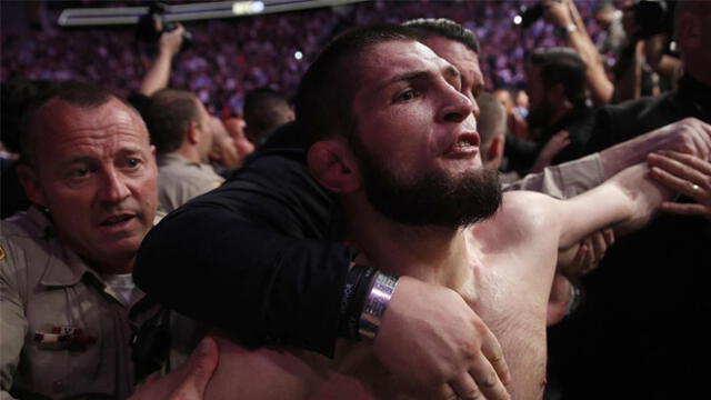 Insulto racista desencadenó la furia de Khabib Nurmangomedov en la UFC 