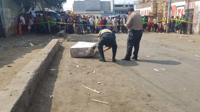 La Victoria: hallan cadáver de mujer en una caja cerca al Mercado de Frutas [VIDEO]