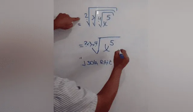 Desliza las imágenes para ver el sencillo método para solucionar este complejo problema matemático. Fotocapturas: Fiel Medina Castillo/TikTok