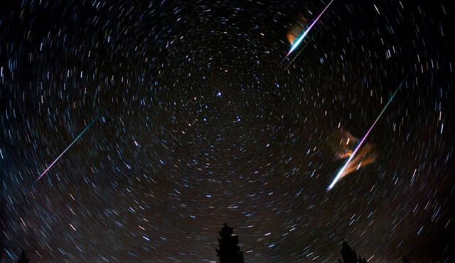 Cada cierto tiempo, la lluvia de estrellas Leónidas se vuelve una tormenta de meteoros. Foto: Tony Hallas (2001) / Astronomy