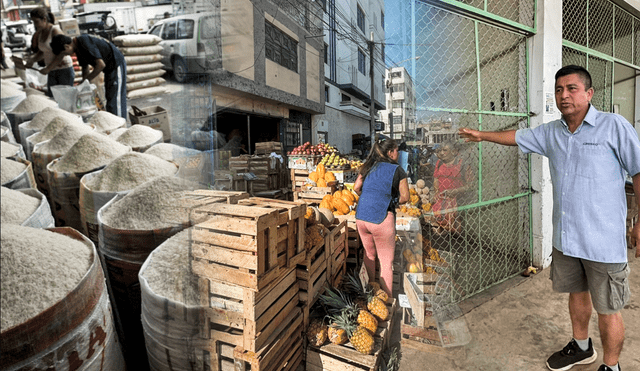 Los comerciantes preocupados por bloqueos de vías que generan escasez y aumento de precios de los alimentos. Foto; composición de Fabrizio Oviedo/ La República